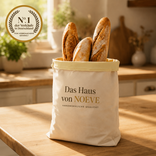 Der NOEVE-Brotbeutel (30 x 40 cm)  Ihr Brot bleibt 5 Tage frisch